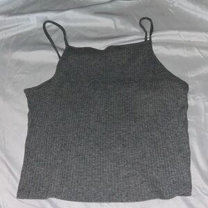 Gray tank top American eagle. Worn